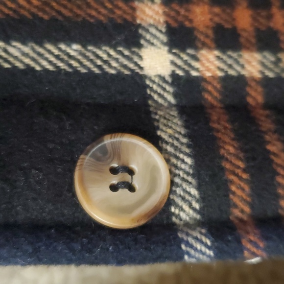 Stitch & Pine Blue/Orange Flannel Jacket - Picture 6 of 8